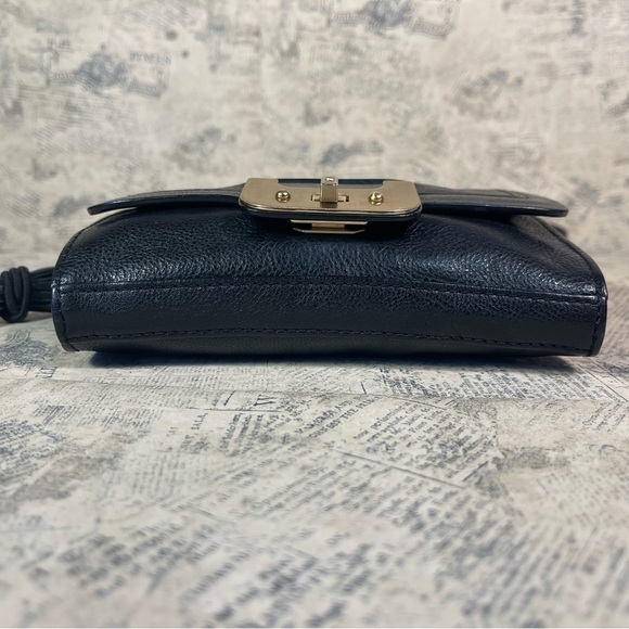 DIANE VON FURSTENBERG MINI HARPER LEATHER CROSSBODY BAG - Picture 6 of 13